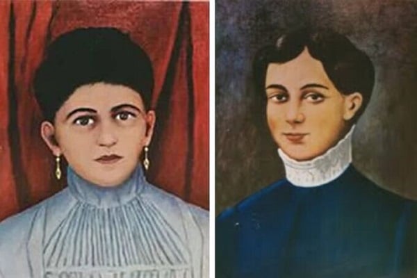 Josefa Joaquina Sánchez y Eulaliz Boroz.
