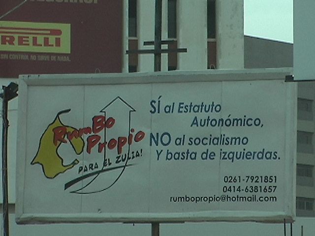 Avisos contrarevolucionarios en Maracaibo