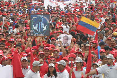 Sin duda la marcha mas concurrida en la historia política venezolana