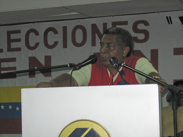 Orlando Chirino, de la Coordinación Nacional de la UNT