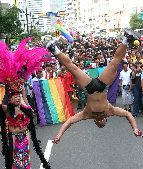 Los homosexuales de Venezuela en años anteriores realizaron su marcha por el orgullo gay