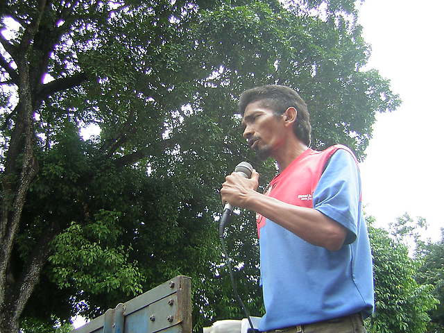 Alexis Polanco coordinador de la UNT Carabobo y secretario de reclamos del sindicato de los trabajadores de Ferralca