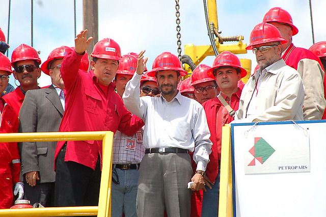 Presidentes Chávez y Ahmadinejad