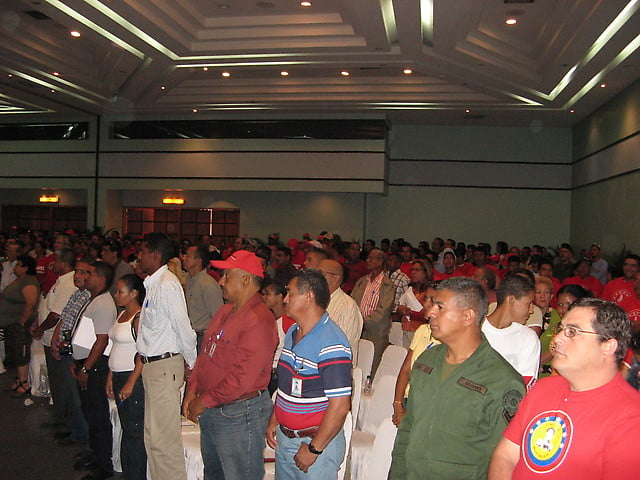 Delegados asistentes al Congreso Ideológico de los Circulos Bolivarianos