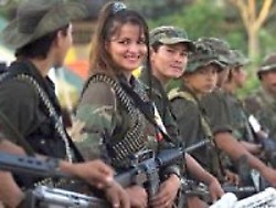 Guerrilleros de las FARC en San Vicente de Caguán