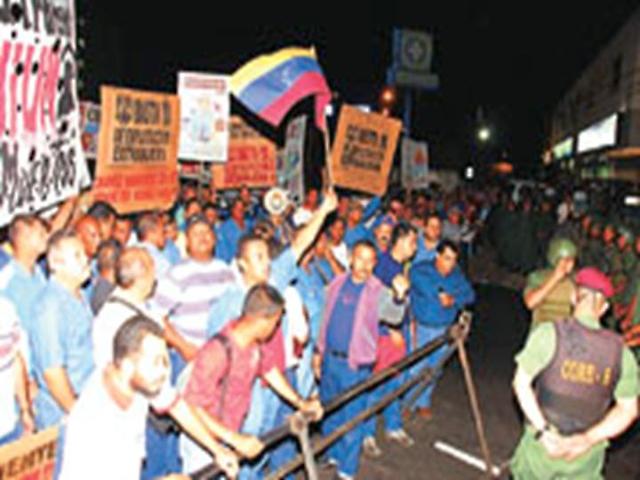 Los sidoristas exigieron al Presidente Chávez que se pronuncie sobre su conflicto