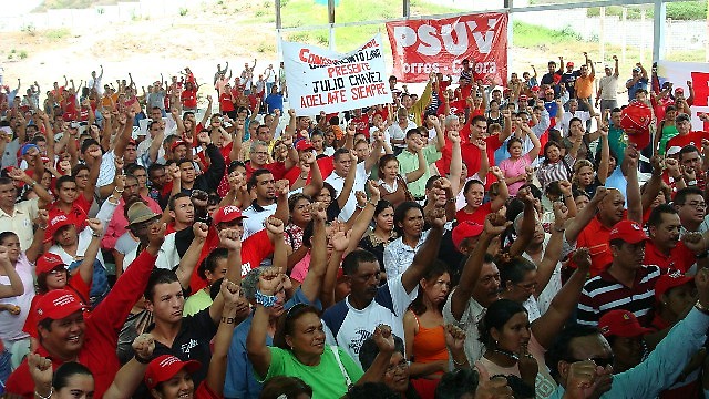 Batallones del PSUV en Lara manifiestan su apoyo a Julio Chávez