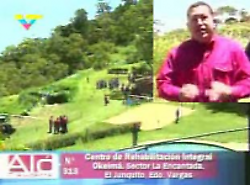 el Presidente de la República de Venezuela, Hugo Chávez Frías, dio inicio al programa Aló, Presidente Nº. 313