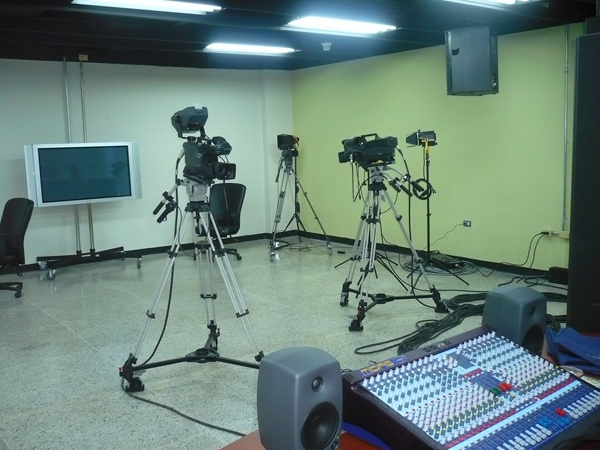 Estudio de televisión ubicado en la UBV del Estado Zulia
