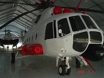 Helicóptero usado por Colombia para la liberación de este miércoles.