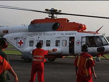 Helicóptero Mi-17 venezolano usado en las liberaciones de enero y febrero de este año.
