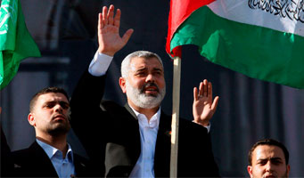 "No abandonaremos nuestra tierra, Gaza jamás se romperán y nunca se rendirá" afirmó Haniyeh