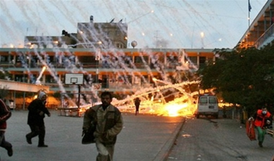 Bombas sobre Gaza