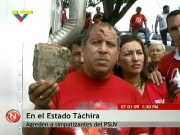 VTV entrevistó este miércoles a las personas agredidas por los grupos fascistas de la oposición en Táchira. 
