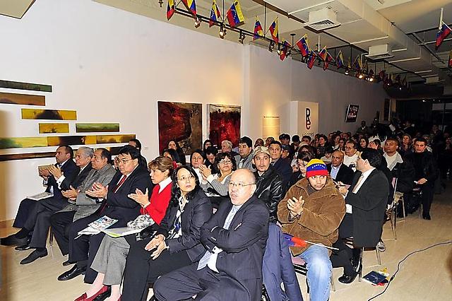 La comunidad venezolana fue mayoritaria entre los asistentes