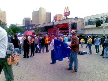 Poca afluencia en concentración de opositores en Chacaíto