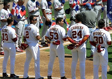 los jugadores venezolanos del Mundial de Beisbol