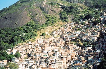 La favela Dona Marta en Río de Janeiro.