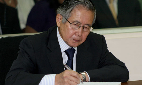 Ex presidente peruano Alberto Fujimori