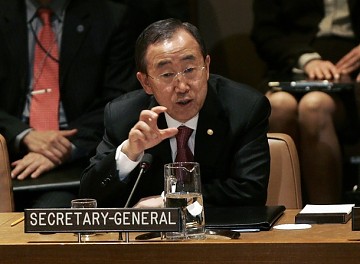El secretario general de Naciones Unidas (ONU), Ban Ki-moon
