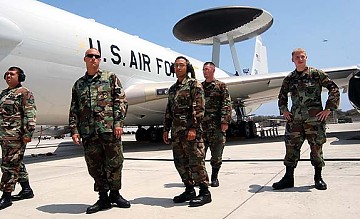 Base de Manta en noviembre de 2008; 475 marines estadounidenses controlan totalmente los espacios marítimo y aéreo.
