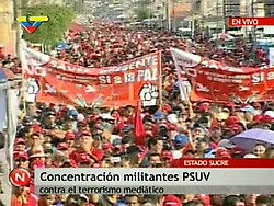 Gran concentración del PSUV en Cumaná, estado Sucre
