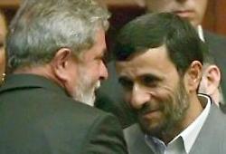 Presidente Lula y su homólogo iraní Ahmadinejad