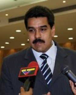 El Canciller Nicilás Maduro