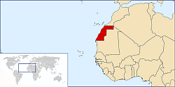 Ubicación geográfica de la República Saharaui