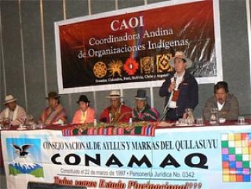 CAOI, Coordinadora Andina de Organizaciones Indígenas
