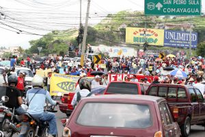 Continúan protestas antigolpistas en Honduras