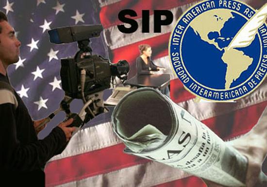 Operaciones psicológicas, campañas sucias, golpes de estado y demás acciones desestabilizadoras han formado parte de las actividades a sueldo de la Sociedad Interamericana de Prensa (SIP), organización que cínicamente declama "defender la libertad de prensa"
