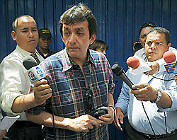 Ariel Vargas, el encargado de negocios de la embajada de Venezuela en Honduras
