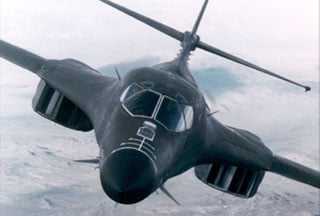 El futuro de aviones teledirigidos sin pilotos tiene como relevo este modelo de bombardero B-1B Lancer
