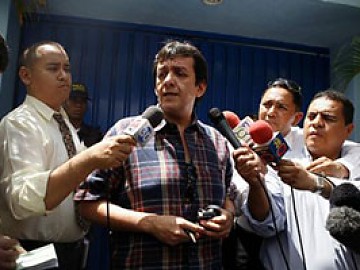 El encargado de negocios venezolano en Tegucigalpa, Uriel Vargas