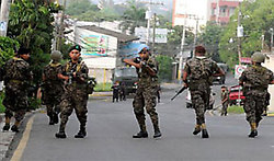 La represión militar que dirige el Gobierno de facto hondureño contra el pueblo, impera en las calles de la nación.