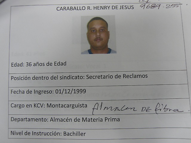 Henry de Jesus Caraballo fue identificado por trabajadores de Indepabis como uno de los agresores