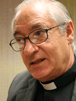 Luis Ugalde, rector de la Universidad Católica Andrés Bello de Caracas