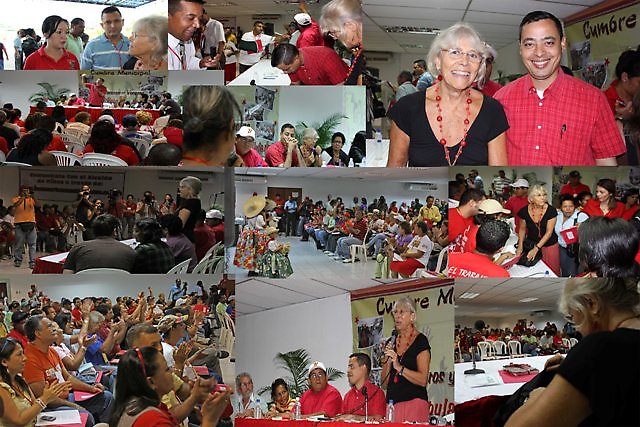 Marta Harnecker en el II Cumbre de voceros y voceras del poder popular en Aragua