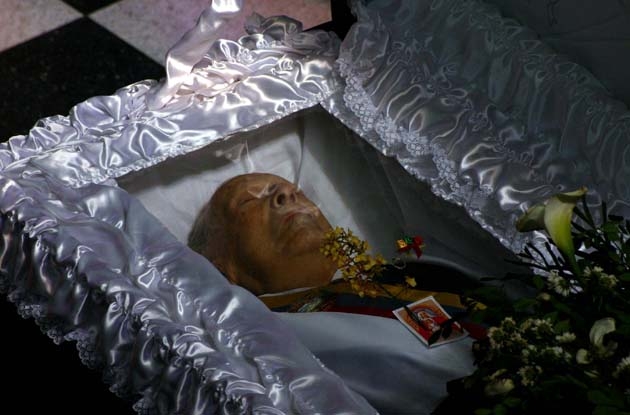 Sepultados restos del ex presidente Rafael Caldera