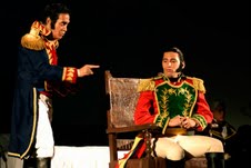 Con Oswaldo Paiva como Simón Bolivar...