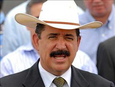 Presidente de Honduras Manuel Zelaya