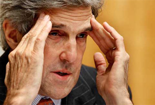 Senado John Kerry no es bienvenido en Iran