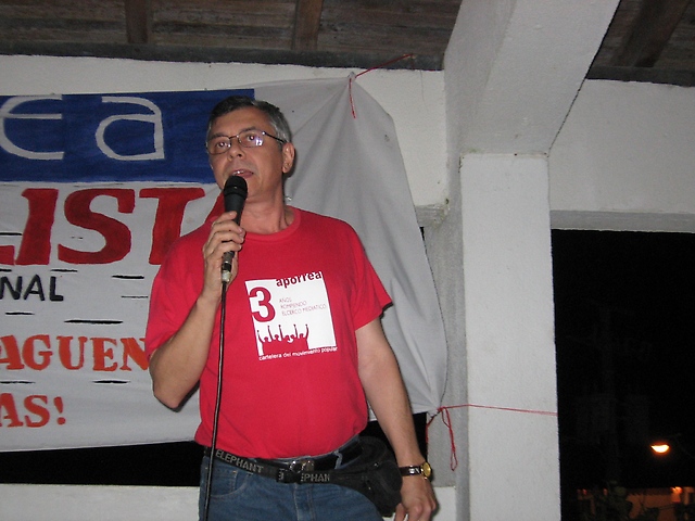 Gonzalo Gómez, del equipo nacional editor de Marea Socialista y delegado al I Congreso Extraordinario del PSUV