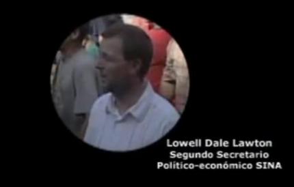 Lowell Dale, segundo secretario de la SINA (EEUU) en Cuba