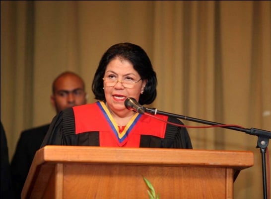 Luisa Estella Morales, presidenta del TSJ