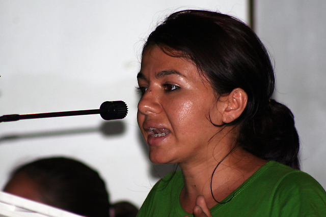 Desde Táchira, Lilian Sanguino luchando por la liberación de su hermano y camarada (William)