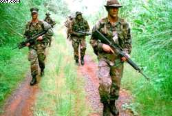 Soldados gringos en Panamá