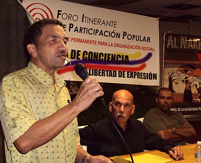 Enrique Sánchez propuso un Frente de Legislación Popular, durante su intervención en el foro Las Primarias del PSUV: Un Análisis Crítico.