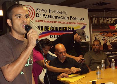 "El reto es que esa arrechera no se transforme en desmovilización," dijo Silvestre Montilla, durante su intervención en el foro Las Primarias del PSUV: Un Análisis Crítico.